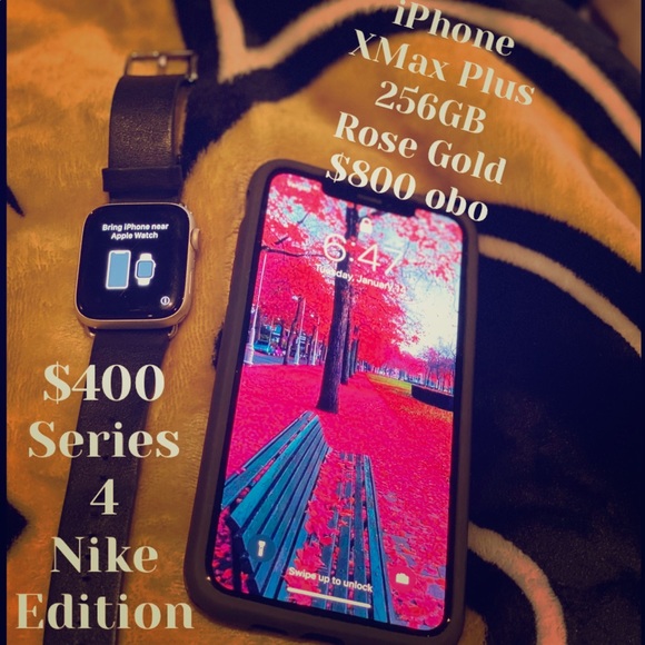 apple Accessories - iPhone 10 max 256 gb. Apply watch 44mm